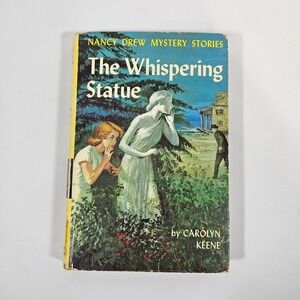 Nancy Drew The Whispering Statue #14 Original Text Book Rudy Nappi Cover 1960s